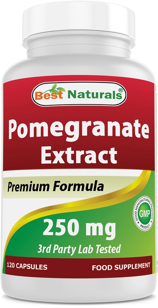 Najboljši naravni Granatni ekstrakt 250 mg 120 kapsul