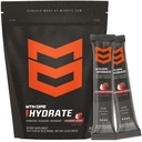 MTN OPS Hydrate Elektrolites Powder Drink Mix, 20 Eno serviranje na-the-Go Elektrolitski paketi z več kot 1000 mg elektrolitov na serviranje, Jagodni kokos