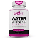 Tablete za zadrževanje vode za ženske Bloating Relief z vitaminom B6, Dandelion & Green Tea Natural Diuretic za drenažo vode, napenjanje in otekanje Detox kapsule - 60 Caps (2 mesecev dobave) - by LadyMe