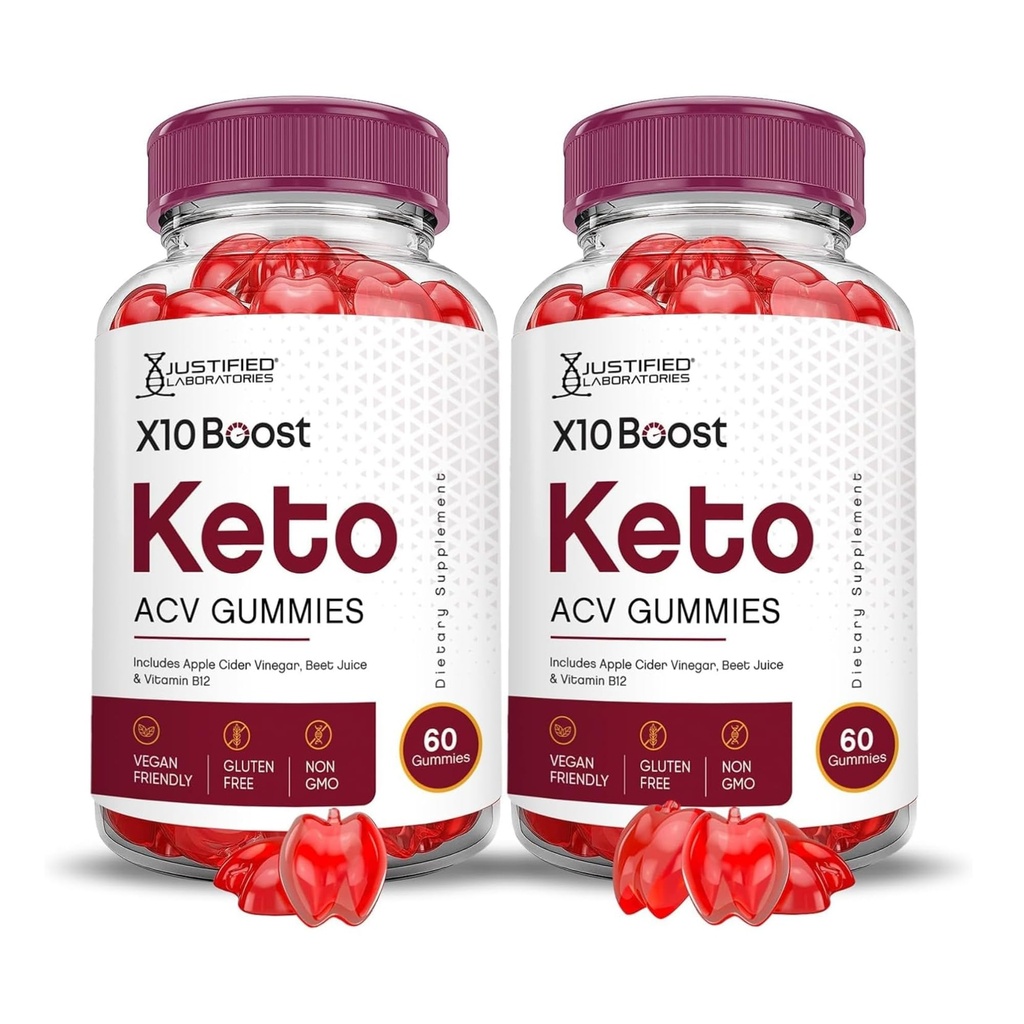 Upravičeni laboratoriji (2 paket X10 Boots Keto ACV Apple Cider Vinegar Booster Formulirano z Granatna beet Juice v prahu B12 Vegan ne GSO 120 Gumies