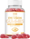 Generični Cyrixs Health Eye Vision Gumies - Lutein & Zeaksantin Eye Health Supplement for Adults - Okusni Mango z okusom vitaminov za oči - Udobje za oči in modra svetloba za kristalno čisto vizijo