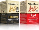 NaturaNectar Naturan Natural Bee Propolis Bundle - Bee Propolis Ultimate and Red Propolis - za podporo imunskemu in dihalnem sistemu ter zdravo presnovo - 60 kapsul na steklenico