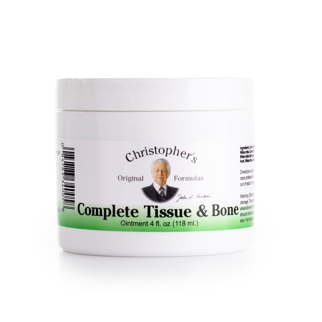 Christopher's Original Formulas Complete Tsue & Bone Mazilo, zeliščni topik za podporo mišic in sklepov, 4 fl oz
