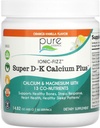 Jonic Fizz Super D-K Calcium Plus s čisto Essence - z ekstra magnezij, Vitamin D3, Vitamin K2 - Orange Vanilla - 14.82oz