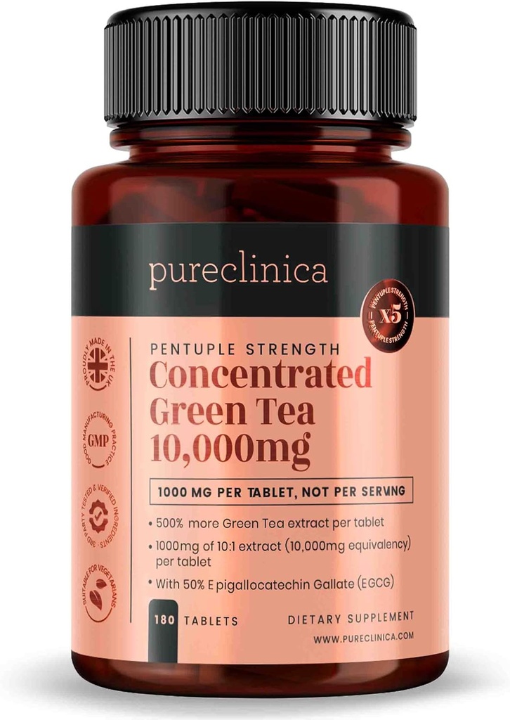 pireklinica Koncentriran zeleni čaj 10.000 mg x 180 tablet