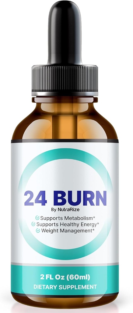 24 Burn hujšanje kapljice, Vse-naravni tekočinska formula, Premium Nutritional Mešanica za podporo aktivno energijo življenjskega sloga, in Fitness, Uradni 24Burn Gotas Mnenja (30 Servings)