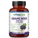 FineLand Grape Seed Extract 50:1 – 25.000mg Enakovredna na kapsulo – 120 Veganske kapsule – bogata z antioksidanti 