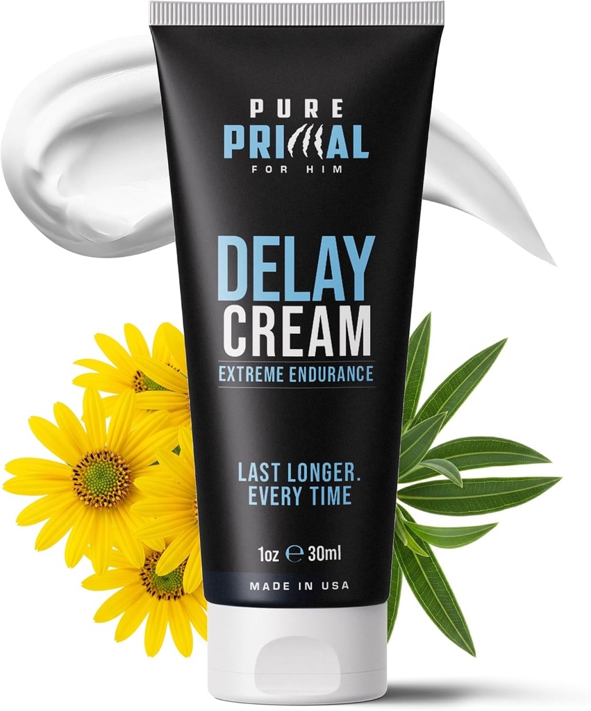 Zakasnela krema za moške - Climax Control Formula za Last Longer v postelji, Čista in hitro absorbiranje aplikacija, Climax Delay Support, Boost Confidence, Non-Grasy Desenzible Creme