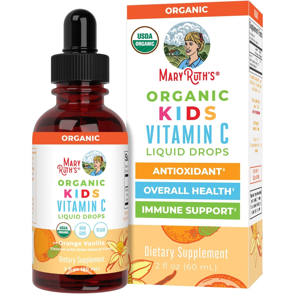 MARYRUTH'S Kids Vitamin C Kapljice 