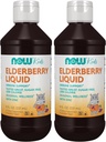 Zdaj dopolnila, Liquid Elderberry za otroke z cinkom in Astragalus, Imunska podpora*, 8-Ounce, pakiranje maj Vary (Pack z 2)