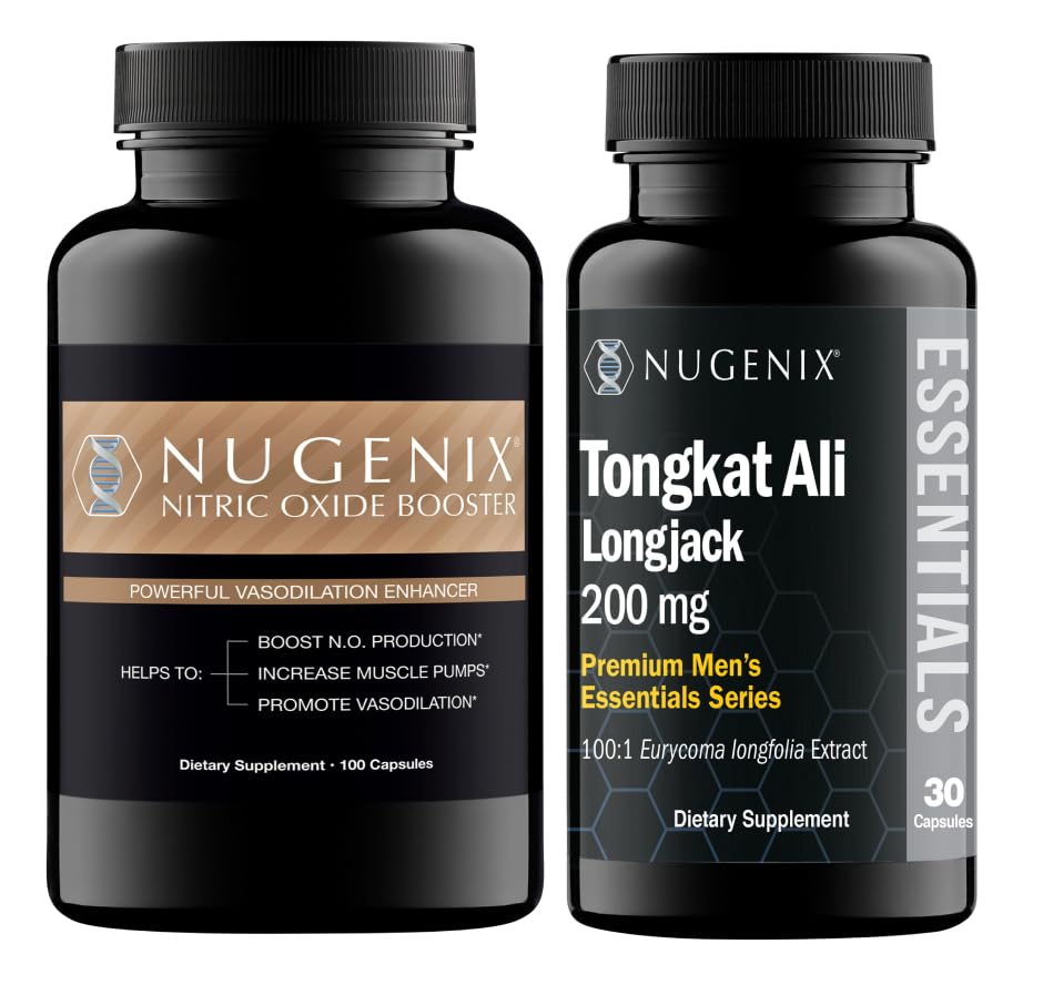 Nugenix Booster dušikovega oksida in Tongkat Ali dodatki za moške