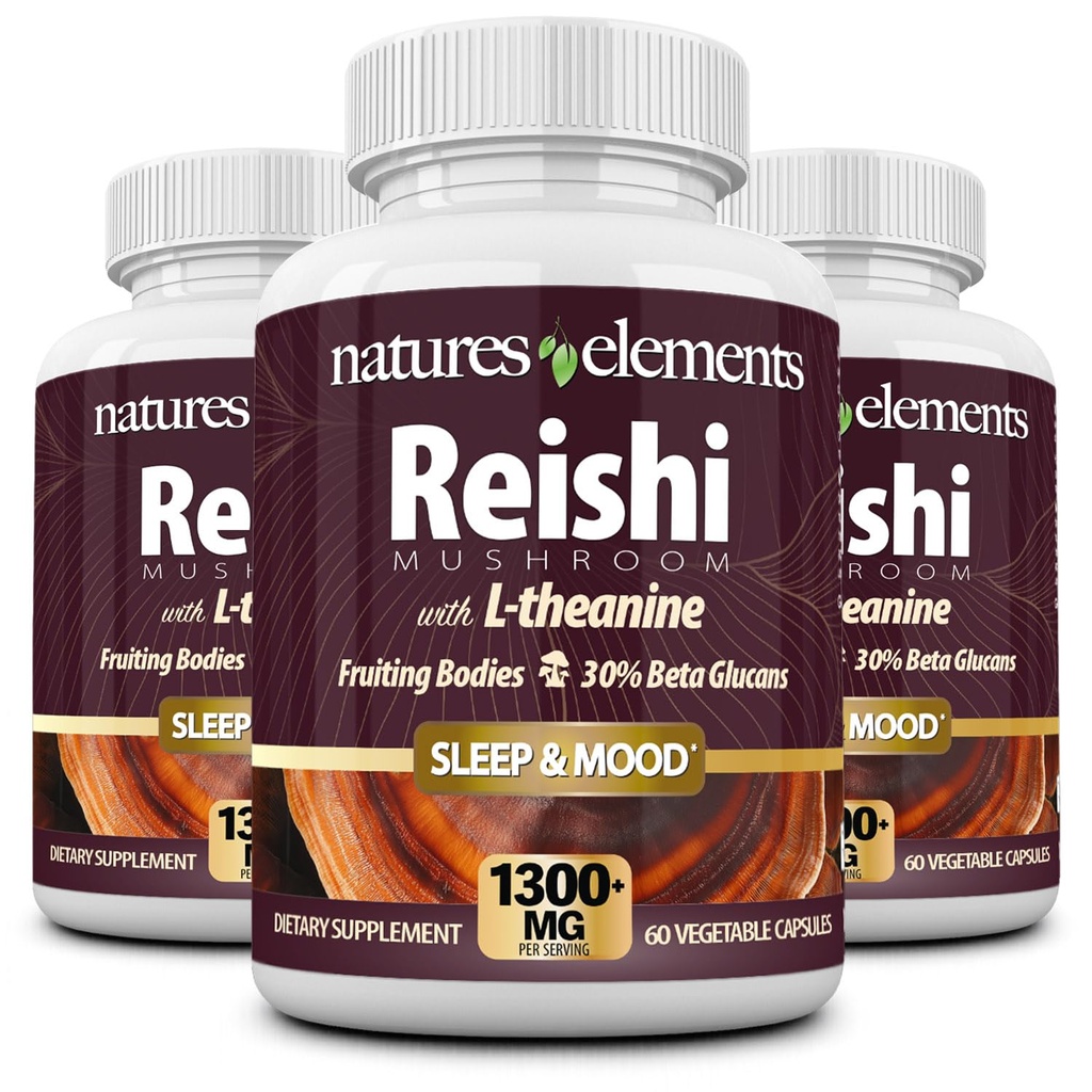Reishi Gobe Extract – 10:1 Koncentracija – 1000mg – 60 tablet – pakiranje 3 – Imunska podpora – Vegetarian Safe – Gluten Free – Ganoderma Lucidum