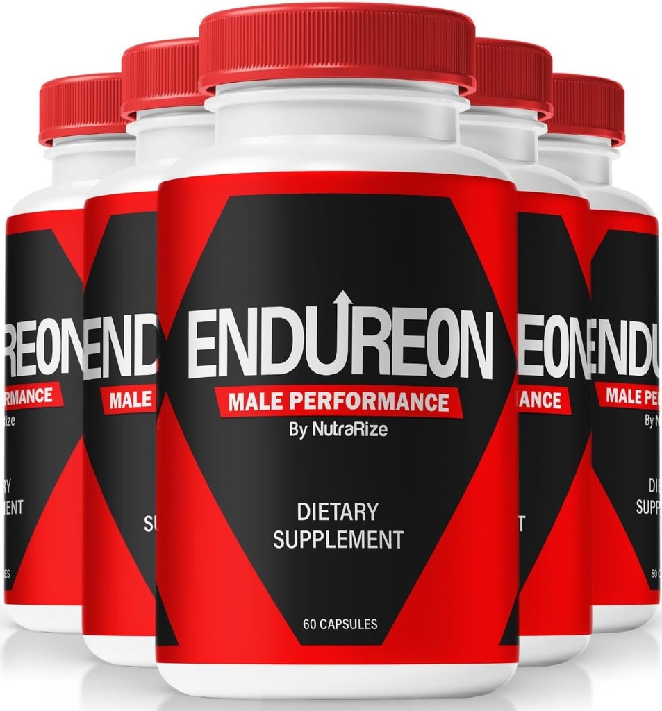 NutraRize (5 Pack) Endureon tablete – Dnevna podpora Formula s premijskimi sestavinami za pomoč ohranjati moško energijo, zmogljivost in vsakodnevno wellness 