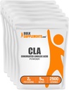 BulkSupplements.com Konjugirana linolna kislina v prahu - CLA dodatek, prehranska dopolnila - Gluten Free, 2g na serviranje, 1kg (2,2 lbs) (Pack of 5)