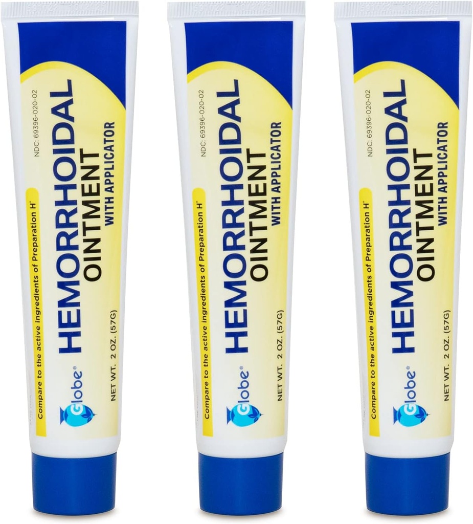 Hemoroidna bolečina Relief Mazilo 2 oz (56g) Per Tube Hemoroid Zdravljenje za hitro delovanje srbečica, otekanje, in največjo moč lajšanje bolečine (3 pakiranje)