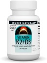 Vir Naturals Vitamin K2 + D3 Health Complex - z vitaminom D3, vitaminom K2 (MK-7) in kalcij - 30 tablet