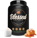 Blaženi Vegan Protein Powder - Na rastlinah temelječi Beljakovine Powder Nadomestni Beljakovine Shake, 23g Pea Protein Powder, brez mleka, brez glutena, brez soje, brez sladkorja, 30 Servisov (solna karamela)