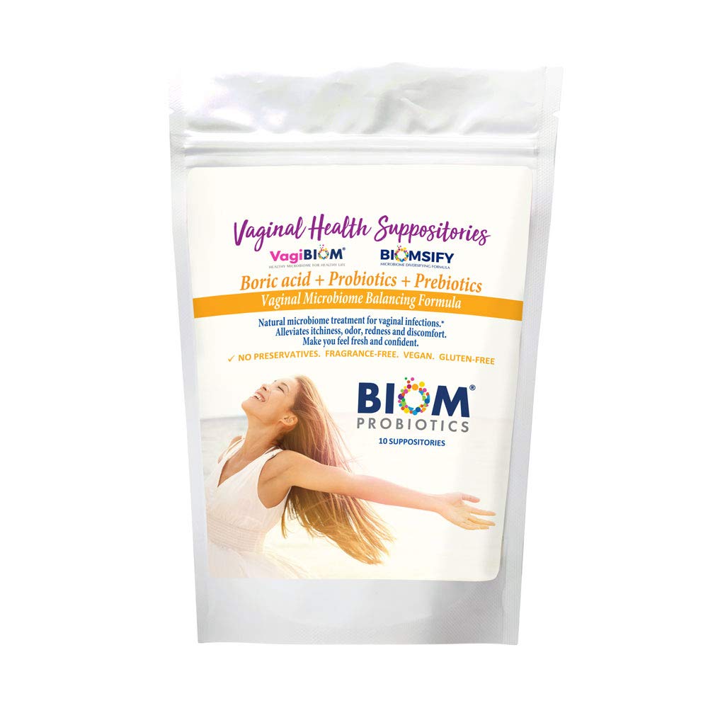Biom Probiotiki Prebiotiki Borova kislina Sponzorji . Feminin zdravje Probiotik za okužbe in pH esenciali VEGAN,PARABEN-FREE (10)