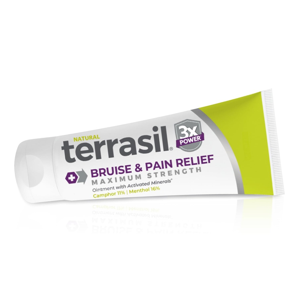 terrasil Arnica Bruise Cream for Thin Skin Bruises, Senile Purpura Treatment, Helps Relieve Discoloration, Swelling with Arnica Cream Extract and Natural Ingredients for Elderly Skin Bruising, 1.7 oz
