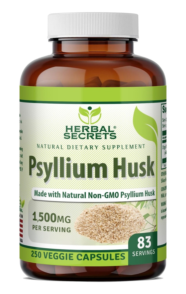 Rastlinske skrivnosti Psyllium Husk Supplement 