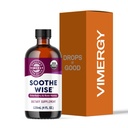 Vimergy Soothe Wise* – hitro absorbirajo Imunsko podporo z Elderberry Sirup in Raw, organski med – plašči in pomirja dihalna tkiva – USDA Certified Organic, Vegan, Paleo-Prijatelj, Gluten-free.