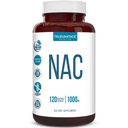 NAC dodatek (N-Acetil Cysteine) - 1000 mg-antioksidant podpora - spodbuja zdravje in razstrupljanje jeter - krepi pljučno in imuno zdravje - Rastlinske kapsule - 120 Štetje - 60 Servisi