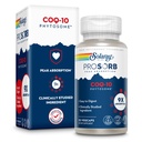 SOLARAY CoQ-10 Phytosome - 9X Absorpcija CoQ10 200mg - Easy-to-Digest Antioksidanti dodatek - Vegan in Made Without Soy - 60-Day garancija - 30 Servings, 30 VegCaps