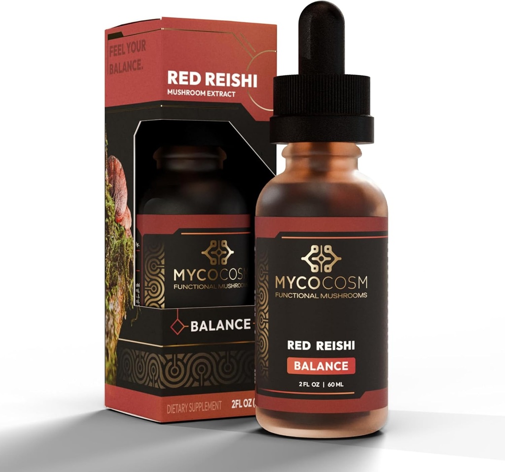 Reishi Extract - Balance - Gobe dopolnilo za spodbujanje dolgoživosti - Imunska podpora - Ganoderma Lucidum - Adaptogen