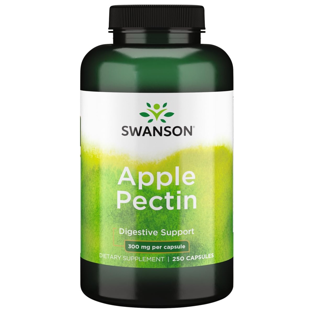 Swanson Apple pektin 300 miligramov 250 kapsul