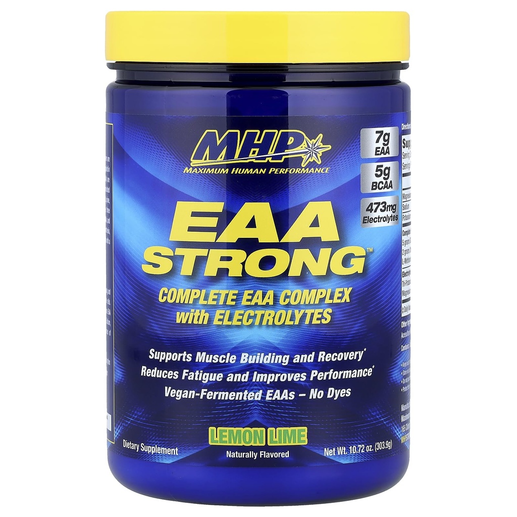 Maksimalna človekova zmogljivost Mhp Eaa Strong, Vse 9 Essential Amino Acid dopolnila, Elektroliti, Limona