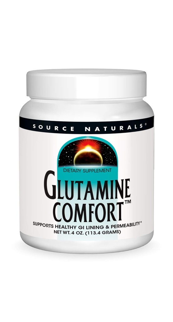 Vir Naturals Glutamine Comfort, Podpira zdravo GI Lining in permeability*, 4 Ounce prašek