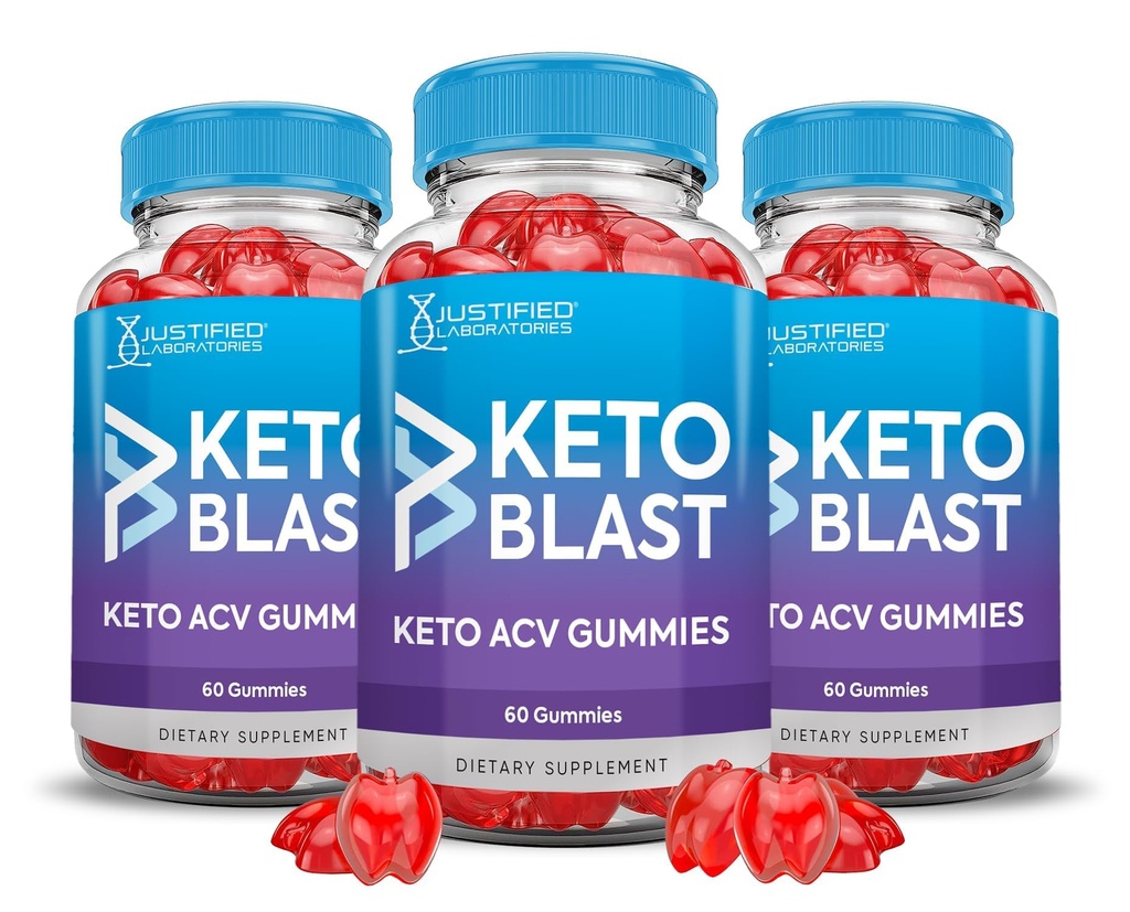 (3 Pack) Apple Cider Vinegar Gummies 1000MG Keto Blast Keto ACV Gummies Napredna Formula Oblikovana z Granatna pesa Juice v prahu B12 Vegan Non GSO 180 Gummys
