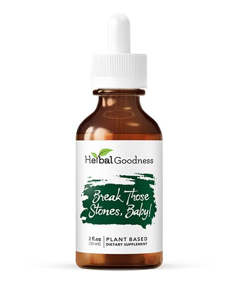 Zeliščna dobrota Break thes Stones Baby - Ledvica čiščenje Detox in jeter Detox zdravje Zeliščni dodatek, Chanca Piedra (Kidney Stone Breaker), Dandelion koren dodatka, Milk Thistle - 2 Fl. Oz