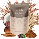 Dash Zen Cacao Latte, Chocolate Gobe Coffe Alternative Izdelano z Adaptogeni, Ashwagandha, & Izvleček korenine Cimet, Goba Hot Coco brez kofeina (20 Serving)