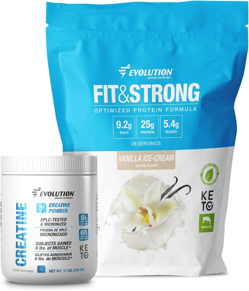 Evolution Advance Nutrition Fit & Strong + Kreatin monohidrat v prahu