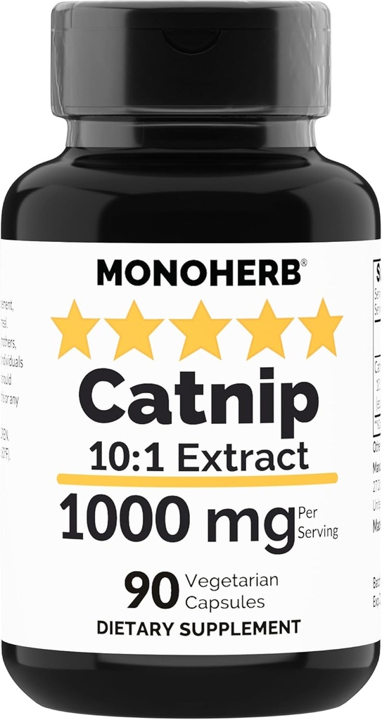 MONOHERB Catnip Extract 1000 mg - 90 vegetarijanskih kapsul