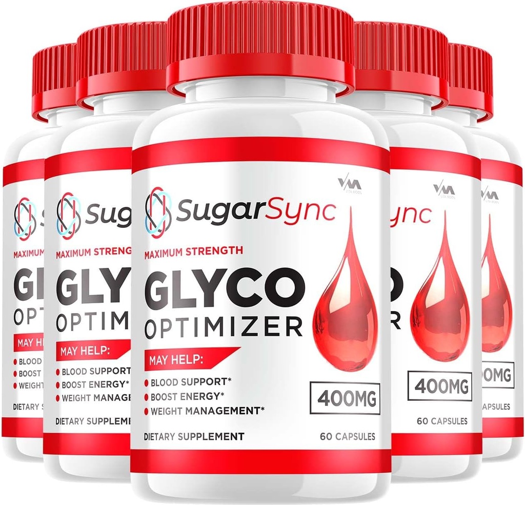 (5 pakiranj) sladkorSync Glycogen – Sugar Sync Kapsula Cleaner, Sugar Sync tablete, Napredna formula za splošno Wellness, SugarSync Mnenja, 300 kapsul