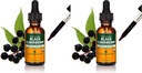 Herb Pharm Certified Organic Elderberry Tekoči ekstrakt za podporo imunskega sistema, Organski trs alkohol, 1 Oz (Pack z 2)