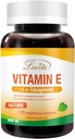 Lovita Vitamin E 400 i.e. softgels, naravni vitamin E 268 mg (kot D alfa tokoferol), veganski vitamin E za zdravo kožo, lase, nohti in imunski sistem podpora, 120 vegetarijanski softgels