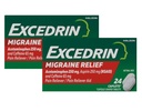 Excedrin Migraine Pain Reliever Caplets, 24 Štetje (Pack of 2)