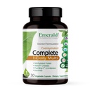 EMERALD LABS Popolni 1-dnevni multivitamin za moške in ženske z vitaminom C, metiliranim folatom, celotno prehransko mešanico in več za imuno podporo, zdravje kosti in več* - 30 rastlinskih kapsul