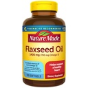 Narava Made Extra Strength Laneno olje 1400 mg, Fish Free Omega 3 dodatek, prehranska dopolnila za zdravje srca, 100 Softgels, 100 dnevna dobava