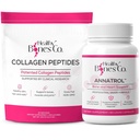 Podpora za kosti Annatrol & FORTIBONE Kolagen Peptides w/FORTIGEL, VERISOL in TENDOFORTE - popolna oskrba kosti, sklepov, kože, las, nohtov in metabolic (Pash, 401.7G)