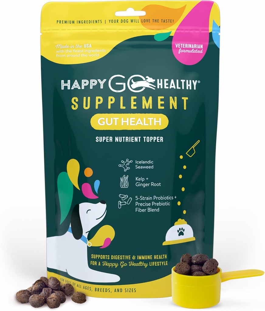 Dog Gut Health Probiotics Supplement 