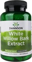 Swanson White Willow Bark Extract - spodbuja skupno podporo in lajšanje mišic - standardizirano na 15% Salicin - Naravni dodatek brez razdražljivost želodca - (120 kapsule, 500mg vsak)