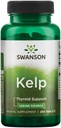 Swanson Premium Blagovna znamka Kelp - naravni jodski vir, ki podpira zdravje ščitnice - Mineral Supplement w/Iodine Source Standardizirano 0,4% - (250 tablet, 225mcg vsak)