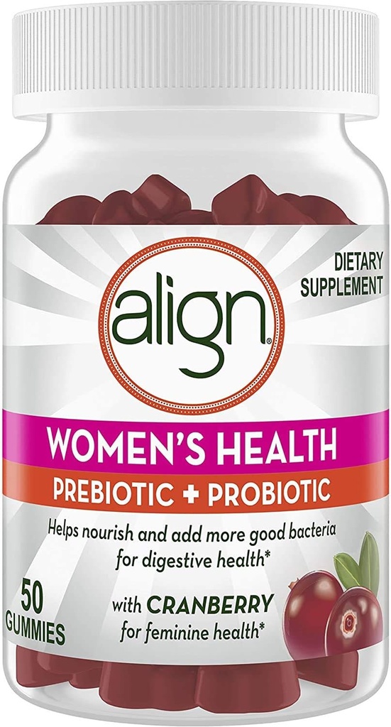 Uskladite ženski prebiotični probiotični dodatek Gumies, Cranberry 50 Ct