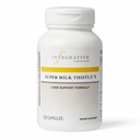 Integrativne terapije Super Milk Thistle X - Zeliščni dodatek za zdravje jeter podporo za omake z mlekom, izvleček sladkega korena & več* - Gluten-free & Dairy-free - 120 kapsul (120 Serving)