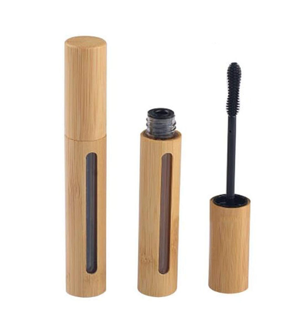 2PCS 6ml Bamboo trepalnice cevi prazna ponovno polnjenje kozmetični ličila steklenica nosilec za Mascara trepalnice rastno olje