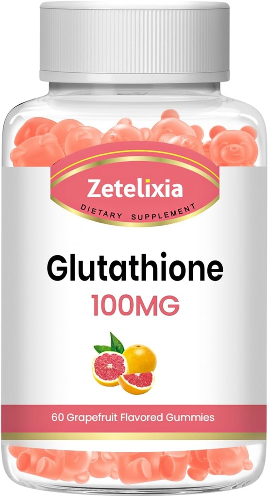2 Pack Glutatione Colagen Gummies, Collagen Gummies z vitaminom C, Glutatione dodatek za ženske, las kože nohti mišice & skupni, anti-Aging, vegan, sladkor brez, grozdni sadni okus, 120 Count